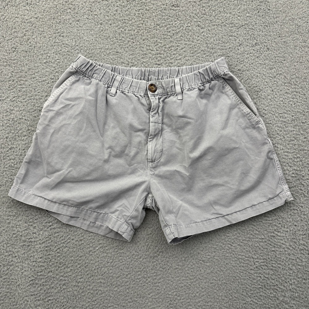 Chubbies Originals Stretch Shorts 5" Light Gray Preppy Casual Men's Large